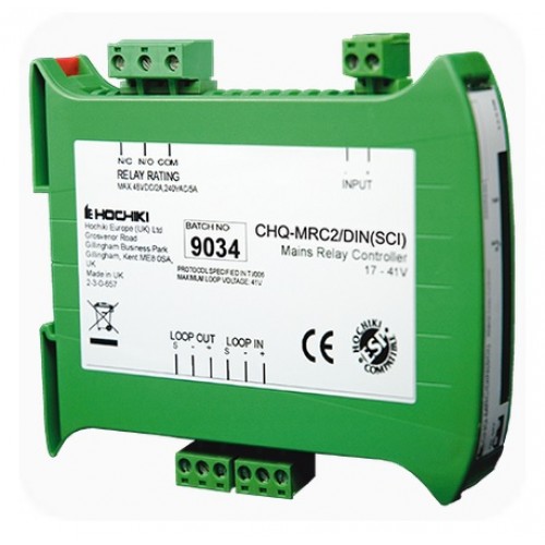 Hochiki Mains Relay Controller DIN Enclosure with SCI