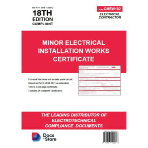 Minor Electrical Installation Works Certificate