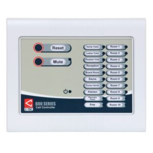 CTec 800 Series 10 Zone Master Call Controller surface + PSU