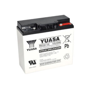 Yuasa REC 12V 22Ah Battery for Gent Panels