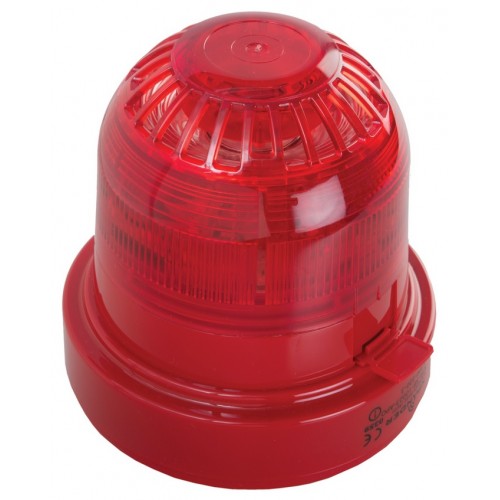 XPander Sounder Beacon (Red) and Mounting Base (Red)