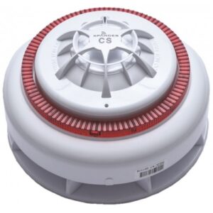 XPander Sounder Beacon Base (Red) and CS Heat Detector